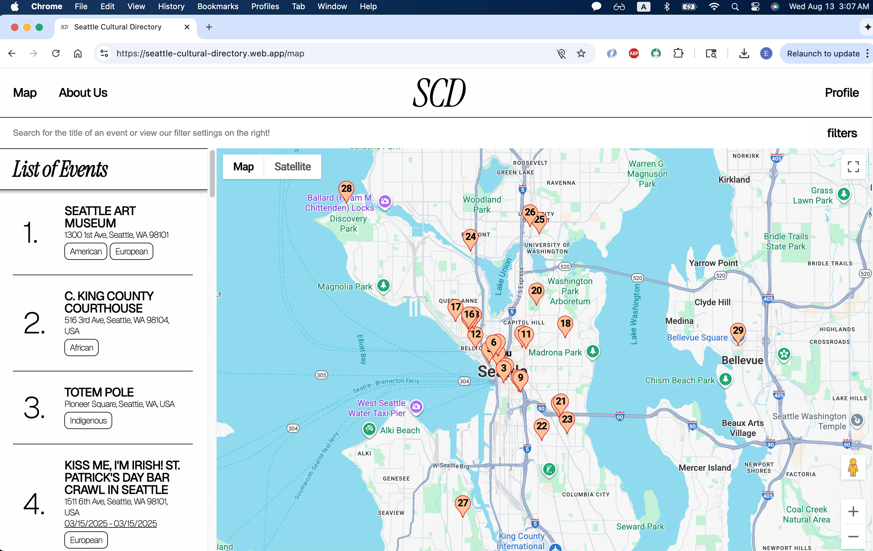 Seattle Cultural Directory